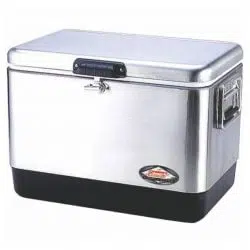 Coleman Cooler 54QT Steel Belted Stainless Steel -